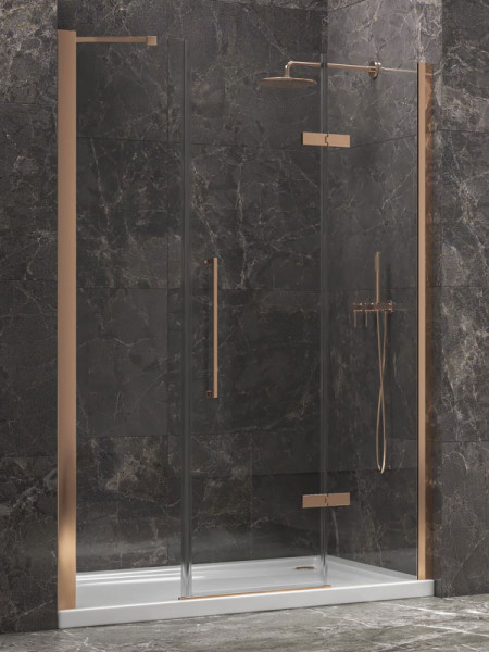 Karag Tinos 600 Rose Gold Καμπίνα Ντουζιέρας Τοίχο - Τοίχο