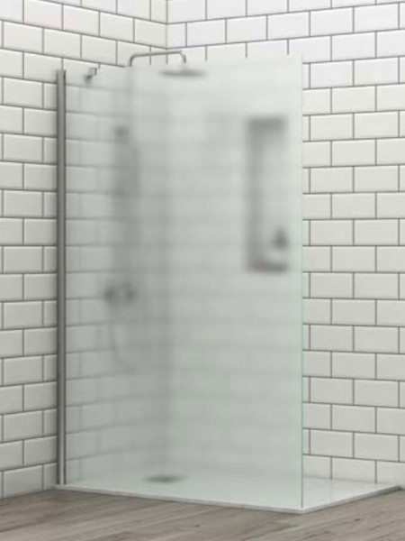 Karag TN-10 Brushed Inox Flute Καμπίνα Παραβάν Ντουζιέρας