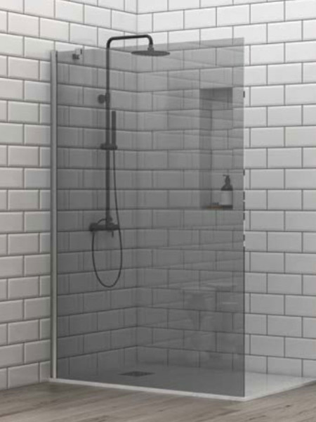 Karag TN-10 Brushed Inox Fume Καμπίνα Παραβάν Ντουζιέρας