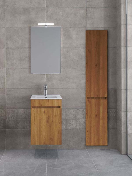 Furnibath Valencia 41 CWL Walnut Έπιπλο Μπάνιου Μελαμινικό