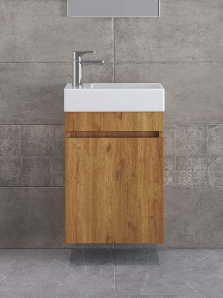 Furnibath Valencia 45 Walnut Βάση Επίπλου Μπάνιου Με Νιπτήρα