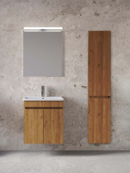 Furnibath Valencia 55 CWL Walnut Έπιπλο Μπάνιου Μελαμινικό