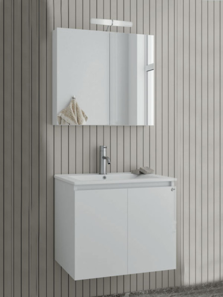 Drop Verona 75 White 5FVR0750WH Έπιπλο Μπάνιου Λευκό