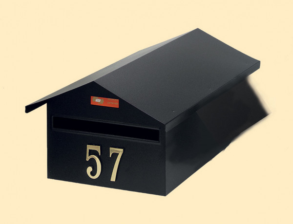 Viometal Kopenhagen 170 Γραμματοκιβώτιο Μαύρο Με Κολώνα