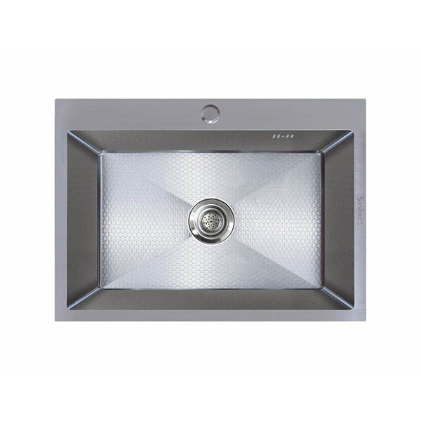 Sanitec Vision 6050HS Νεροχύτης Ανοξείδωτος Ένθετος