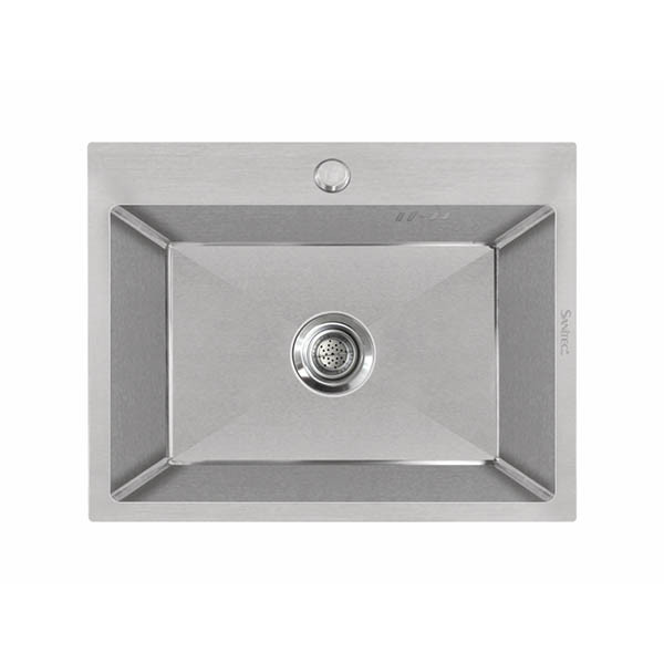 Sanitec Vision 6050S Νεροχύτης Ανοξείδωτος Ένθετος