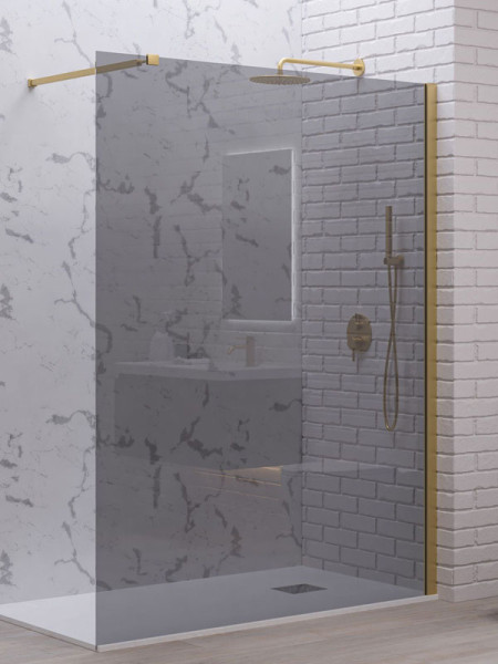 Karag Walkin 1 Gold Fume Καμπίνα Παραβάν Ντουζιέρας