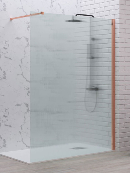 Karag Walkin 1 Rose Gold Flute Καμπίνα Παραβάν Ντουζιέρας