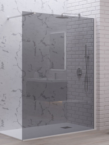 Karag Walkin 1 White Fume Καμπίνα Παραβάν Ντουζιέρας