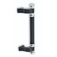 Best 02 Λαβή Εξώπορτας Μαύρο/Χρώμιο