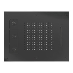 Almar E044189-411 Spin Temptation Black Brushed PVD Κεφαλή Οροφής