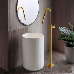 Eurorama 13302-201 Light Gold Brushed Επιδαπέδια Μπαταρία