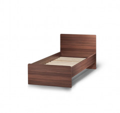 Viometale Iris 81976503V Κρεβάτι Οβάλ Μονό Wenge