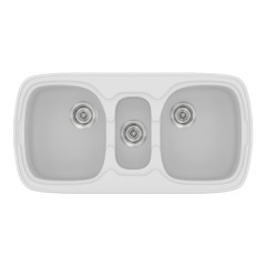 Sanitec Classic 303 Νεροχύτης Κουζίνας Συνθετικός