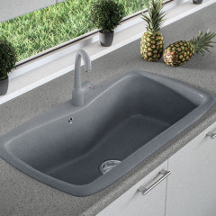 Sanitec Classic 321 Νεροχύτης Γρανίτης Ένθετος