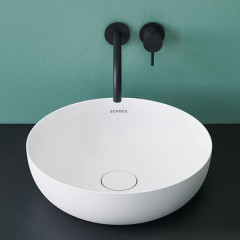 Schock C Light 68501-301 White Matt Νιπτήρας Eπικαθήμενος