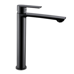 KLS Atena Black Matt 690512MB Μπαταρία Νιπτήρος Ψηλή