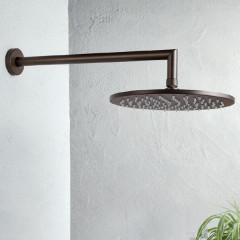 Armando Vicario Slim 800597-541 + 800086-541 Tuscany Brass Κεφαλή & Μπράτσο Ντους