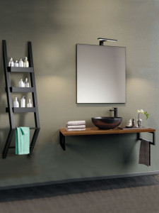 Kolossos Kestel 8076-120 Walnut Έπιπλο Μπάνιου Μοντέρνο