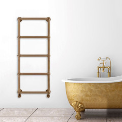 Thermo Adelphi ADE11549-221 Θερμαντική Πετσετοκρεμάστρα Antique Brass 49 X 115,2