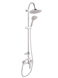 Ferro Algeo NP71-BAG7U Chrome Στήλη Ντους Με Μπαταρία