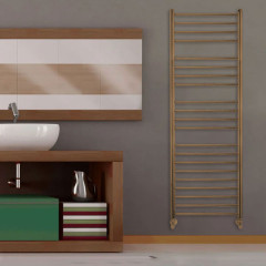 Thermo Bellavia BEL15050-221 Θερμαντική Πετσετοκρεμάστρα Antique Brass 50 X 150