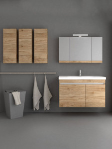 Savvopoulos City XL I 90 Έπιπλο Μπάνιου Μελαμινικό