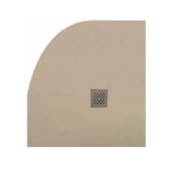 Karag Classic Grey Beige 1019 Ντουζιέρα Συνθετική Ημικυκλική