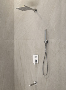 Karag Delos Chrome CFT205-CP Σετ Εξαρτημάτων Εντοιχισμού