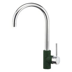 Sanitec Doppio Classic 19 Granite Green Μπαταρία Κουζίνας Πάγκου
