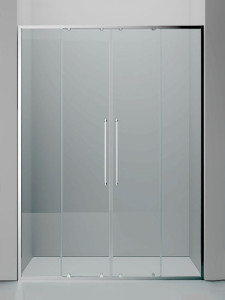 Devon Elli Slider (2+2) SL2L Chrome Καμπίνα Ντουζιέρας Τοίχο - Τοίχο