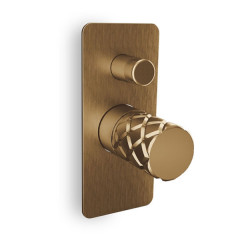 Eurorama Eletta Chester 168030SL-221 Bronze Brushed Επιτοίχιος Μίκτης Με Εκτροπέα