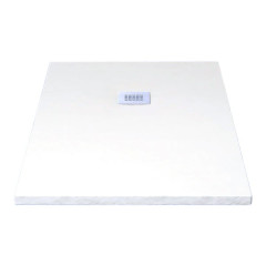 Sanitec Flat Stone Karisto White Ντουζιέρα Χυτή Παραλληλόγραμμη