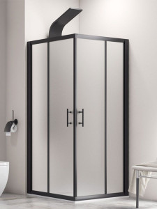 Karag Flora 100 Black Icy (S-10A) Καμπίνα Ασύμμετρης Ντουζιέρας