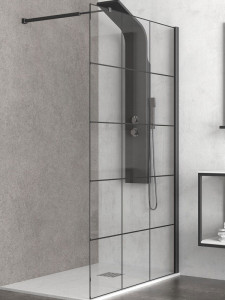 Karag Free 1 Black Καμπίνα Παραβάν Ντουζιέρας