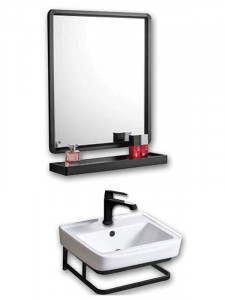 Gloria Arista Black 383604 Έπιπλο Μπάνιου Μοντέρνο