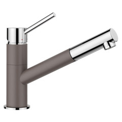 Blanco Kano-S Granite Volcano Grey 526952 Μπαταρία Κουζίνας Αποσπώμενη