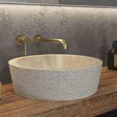 Karag Timur LBP Cream Νιπτήρας Πέτρινος