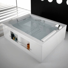 Sanitec Lugano Μπανιέρα 190 Μπανιέρα Ευθύγραμμη