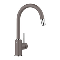 Blanco Mida-S Granite Volcano Grey 526967 Μπαταρία Κουζίνας Αποσπώμενη