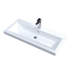 Sanitec Nodo 60 Νιπτήρας Τεχνογρανίτης Επίπλου Μπάνιου