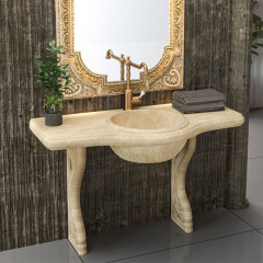 Sanitec Rustic Parthenon Ocra Antique Χειροποίητη Σύνθεση