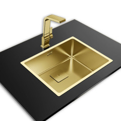 Teka Flexlinea RS15 50.40 Brass Νεροχύτης Ανοξείδωτος Ένθετος