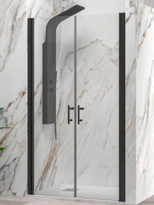 Karag S 28 Alto Sallon Black Καμπίνα Ντουζιέρας Τοίχο - Τοίχο