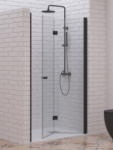 Karag S 7 Porta Black Καμπίνα Ντουζιέρας Τοίχο - Τοίχο