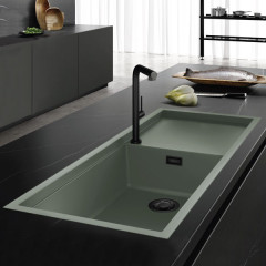 Elleci Sintesi 510 Νεροχύτης Γρανίτης Ένθετος