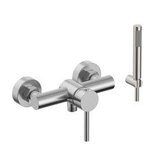 Karag Artemis SO903F11-S Inox Satinato Μπαταρία Ντουζιέρας