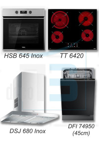 Teka Set HSB 645 + TT 6420 + DSJ 680 + DFI 74960 Προσφορές Ηλεκτρικών Συσκευών