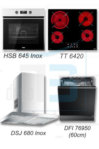 Teka Set HSB 645 + TT 6420 + DSJ 680 + DFI 76950 Προσφορές Ηλεκτρικών Συσκευών