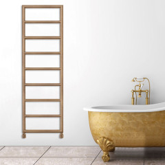 Thermo Tempo TEM15050-221 Θερμαντική Πετσετοκρεμάστρα Antique Brass 50 X 150